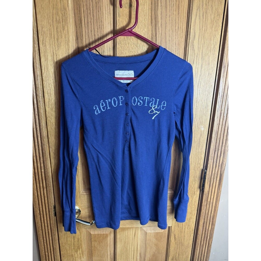 Vintage Aeropostale XL Women’s Blue Tee